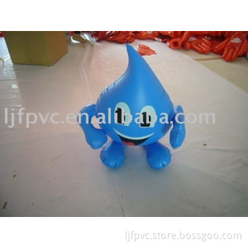Inflatable water drop toy